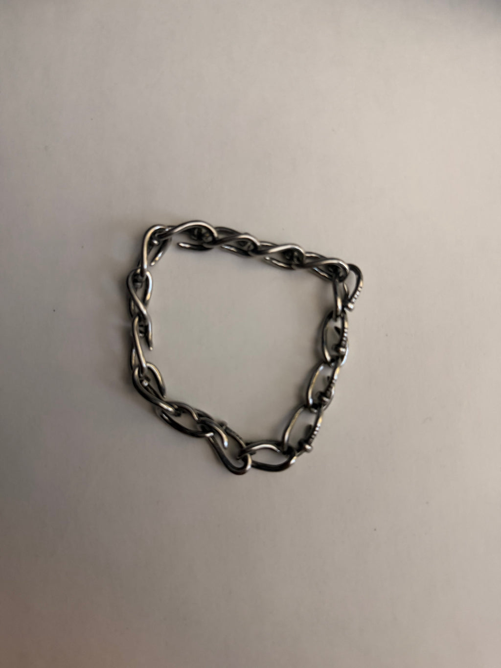 Bent Nail Link Bracelet